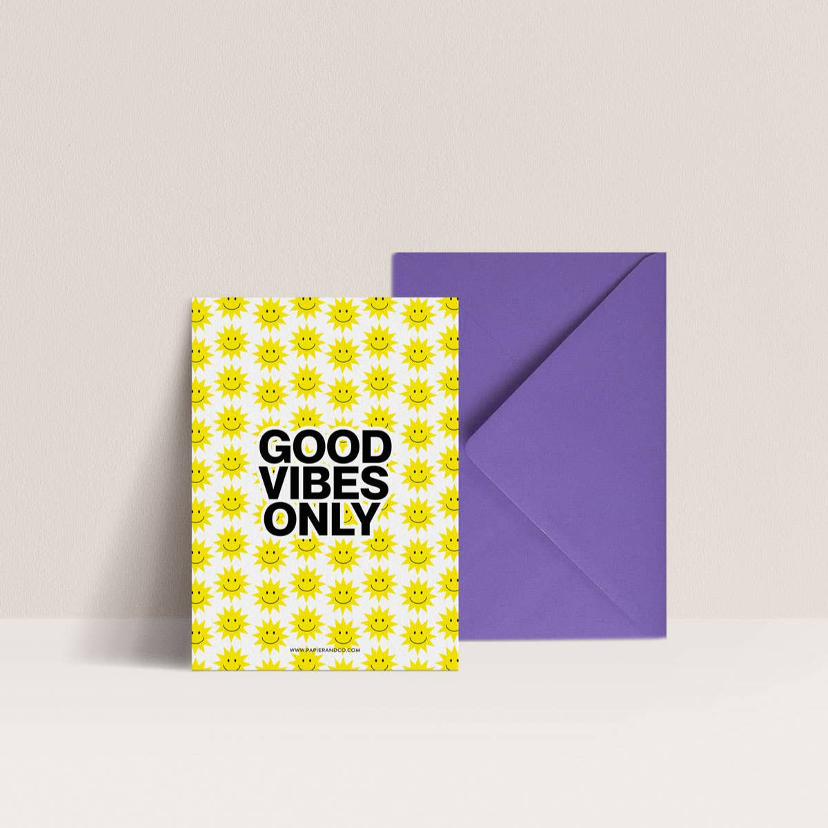 Carte - GOOD VIBES ONLY (soleil)