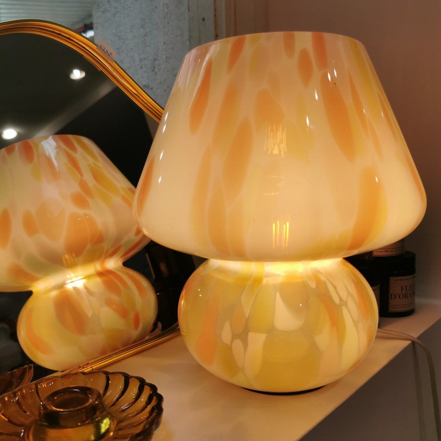 Lampe à poser JOYFUL - Rouge & Jaune