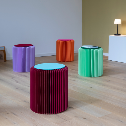 Tabouret PAPILLON - violet