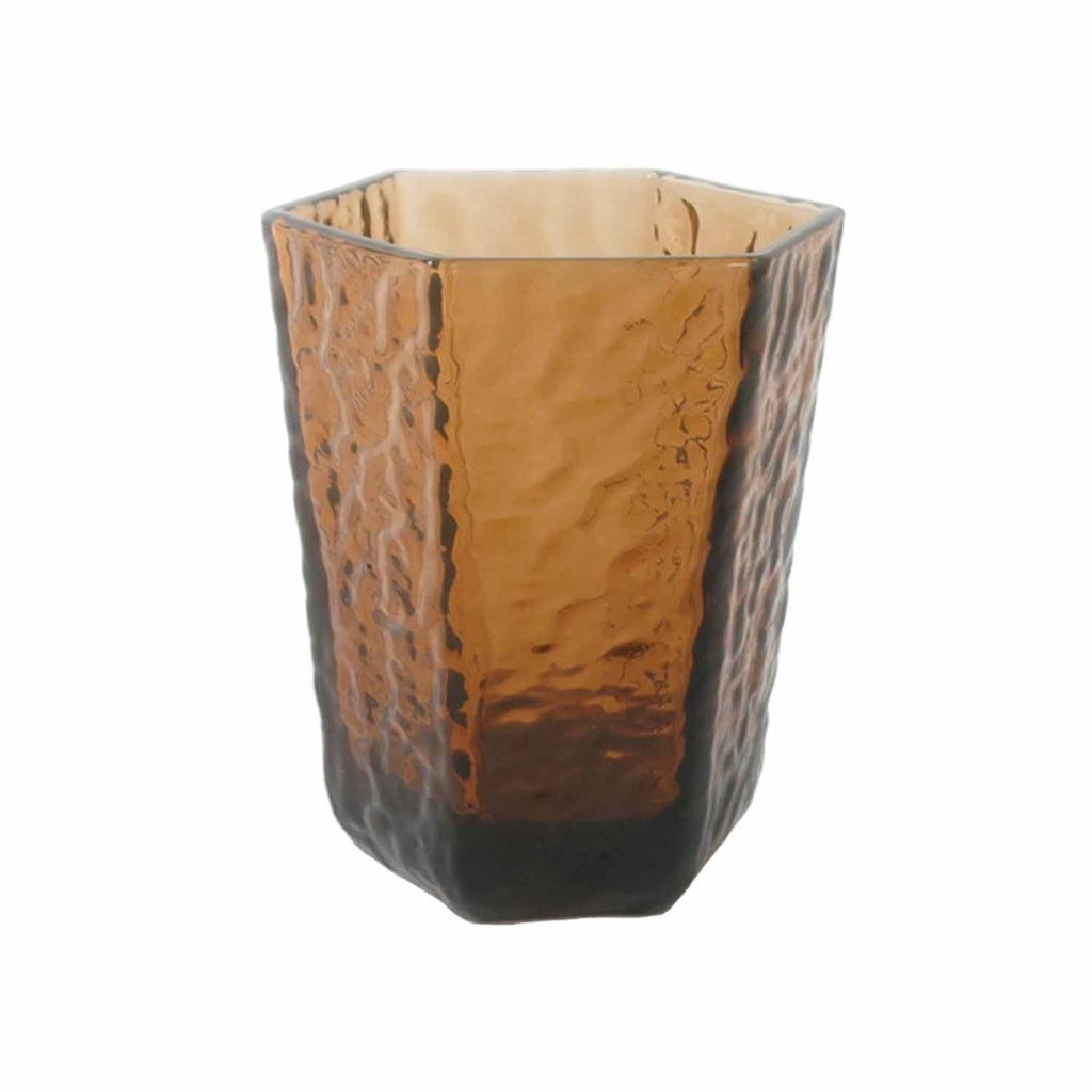 Verre à eau ROCKY marron – OPJET PARIS, style fumé