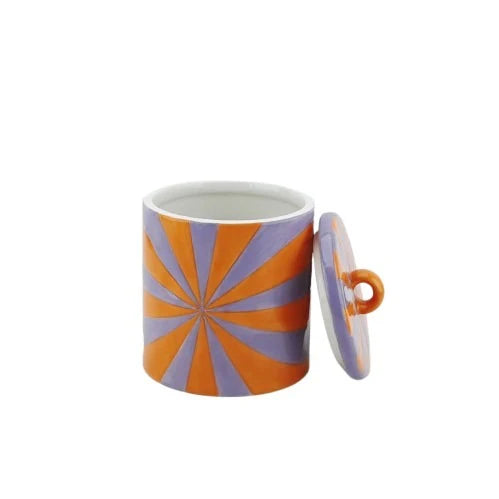 Grande boîte déco Swirl orange & lila Housevitamin – dolomite