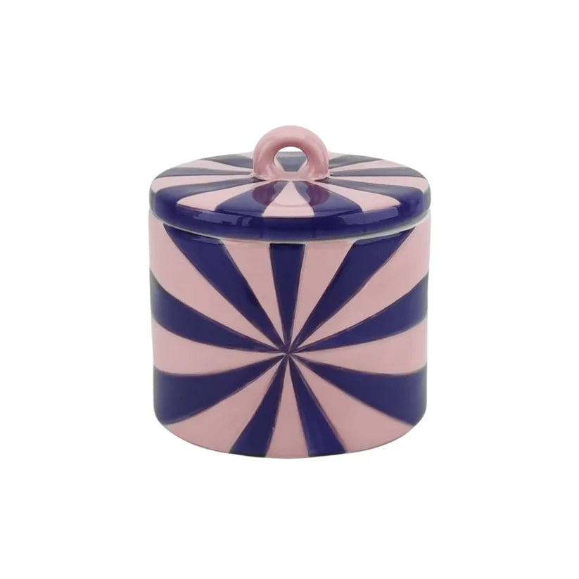Boîte déco Swirl violet & rose Housevitamin – dolomite