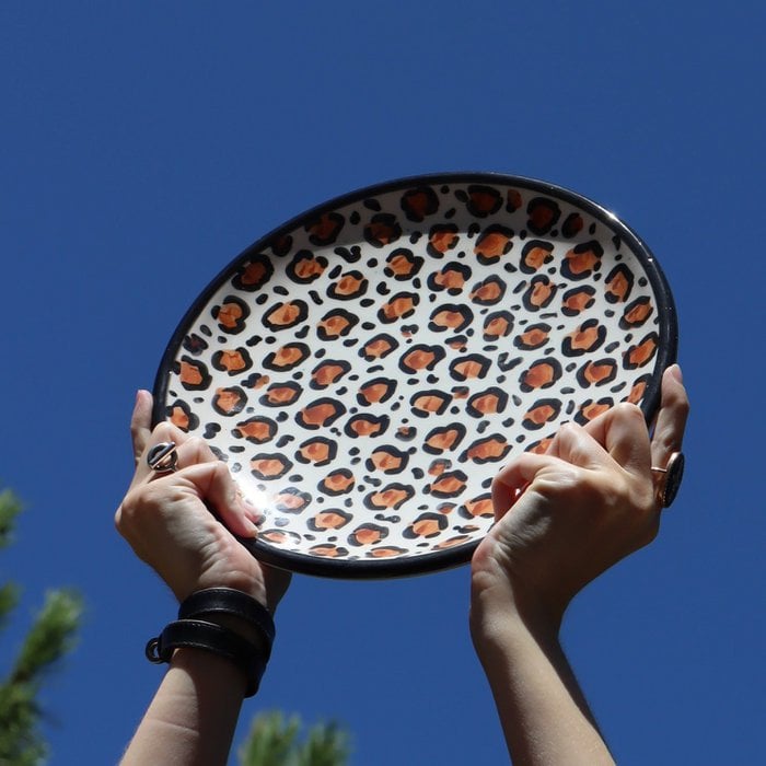 Grandes assiettes plates Fiera (x4)