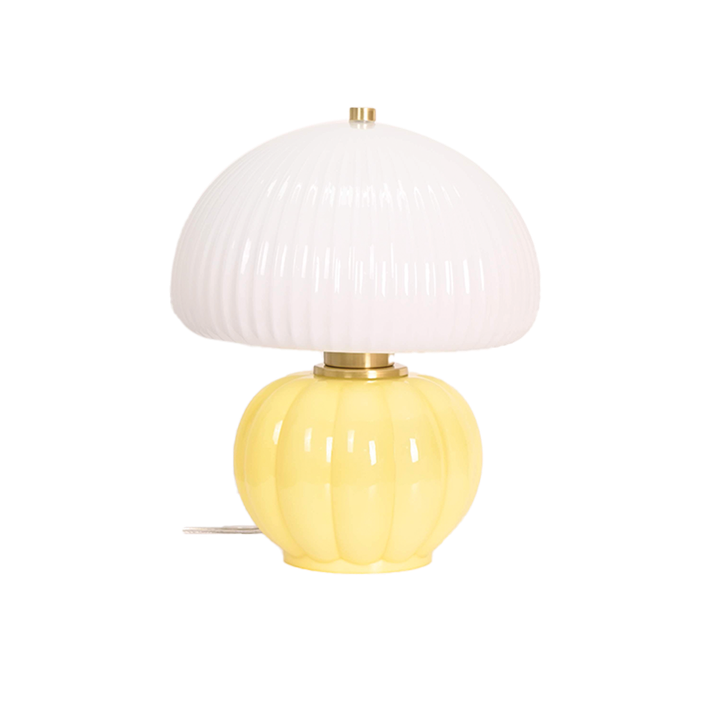 Lampe MADELEINE OPJET PARIS – version jaune avec verre brillant