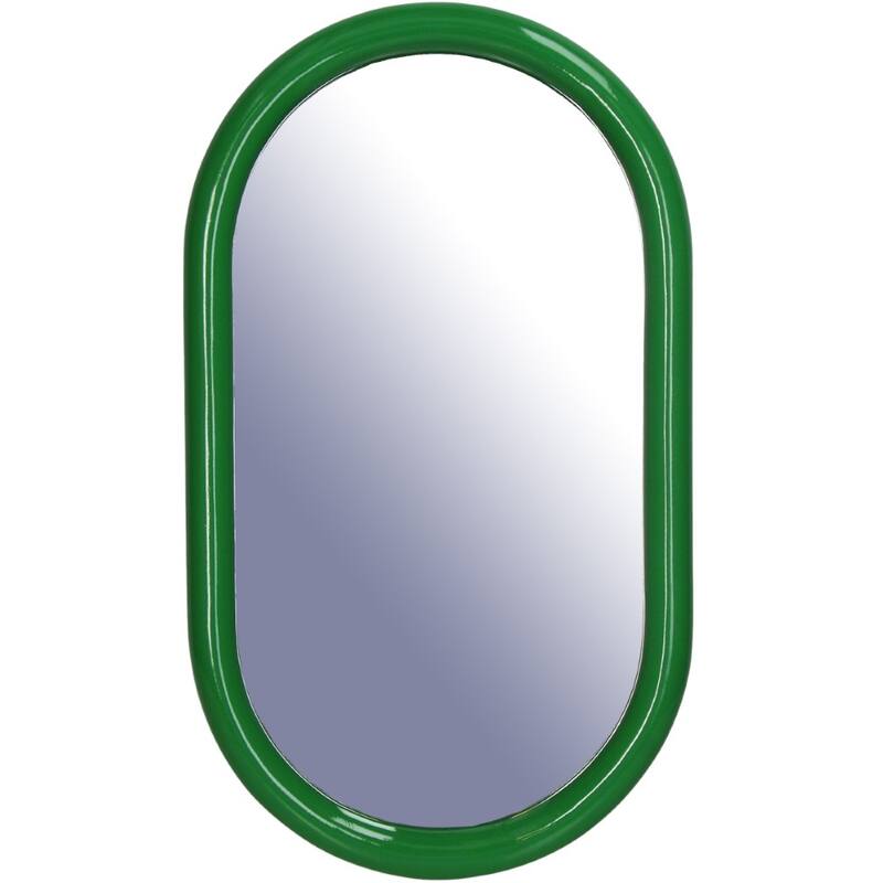 Miroir ovale - vert