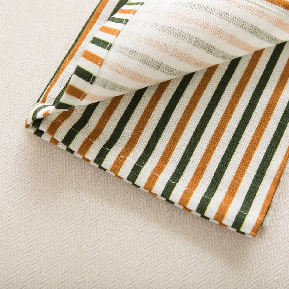 Lot de 2 serviettes - Ginger Stripe