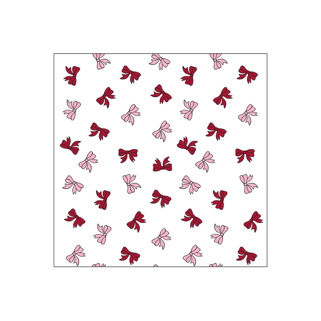 Serviettes en papier motif "noeuds"