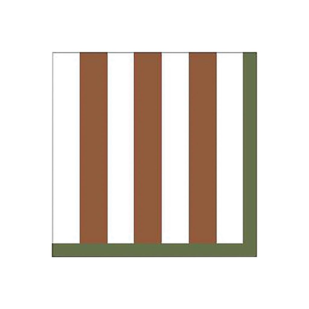 Serviettes en papier à rayures