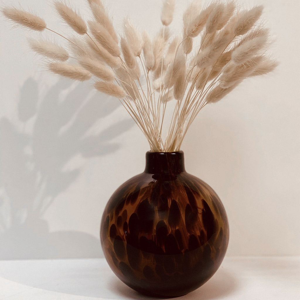 Vase rond ALAN - ambré
