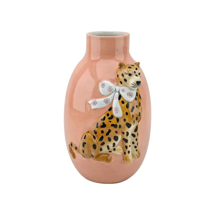 Vase LEOPARD orange