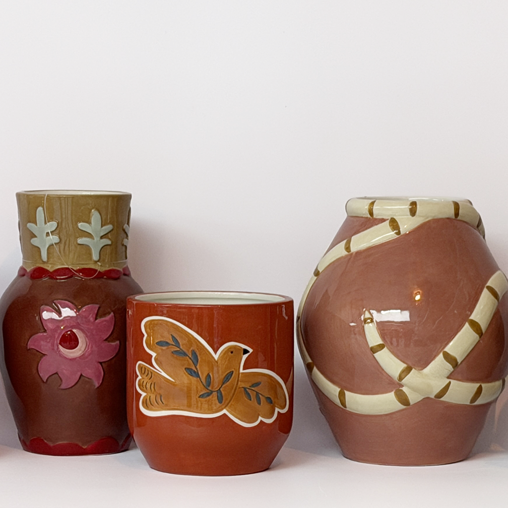 Pot COLOMBE - marron
