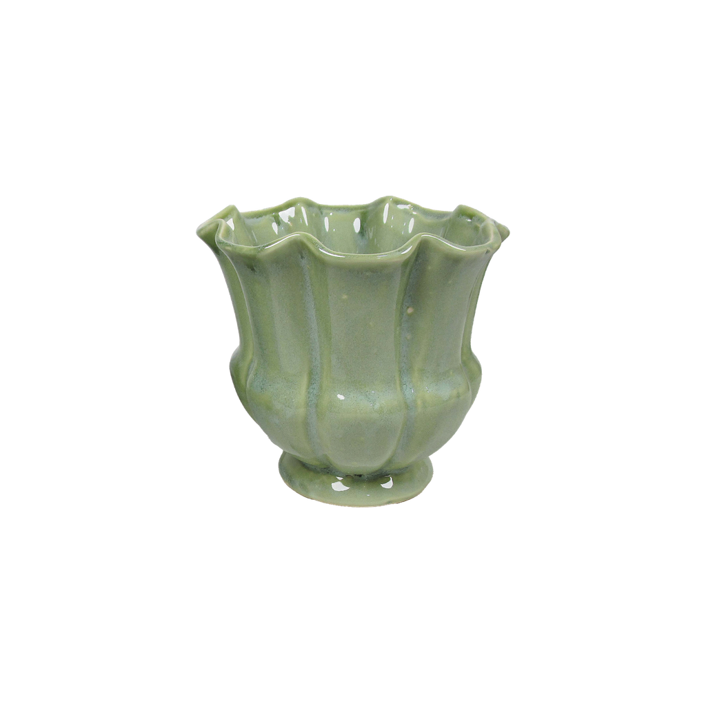 Vase cache-pot MEDICIS vert