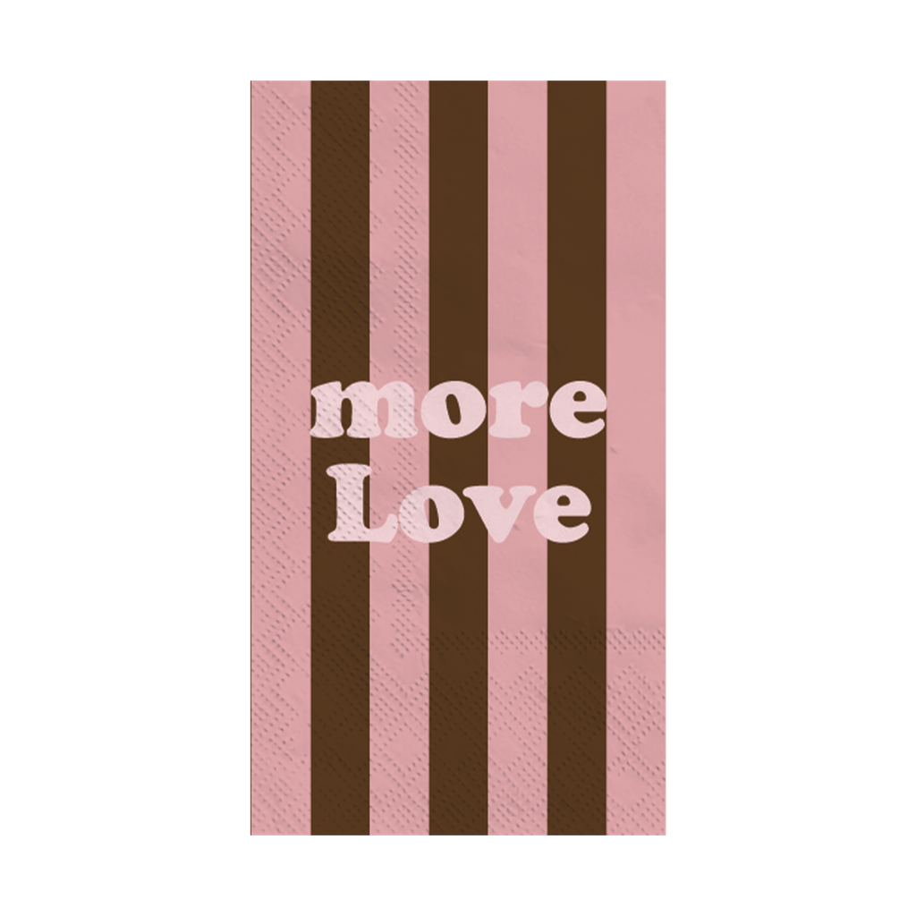 Serviettes en papier - MORE LOVE
