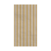 Serviettes en papier à rayures beige et marron – Lot de 15