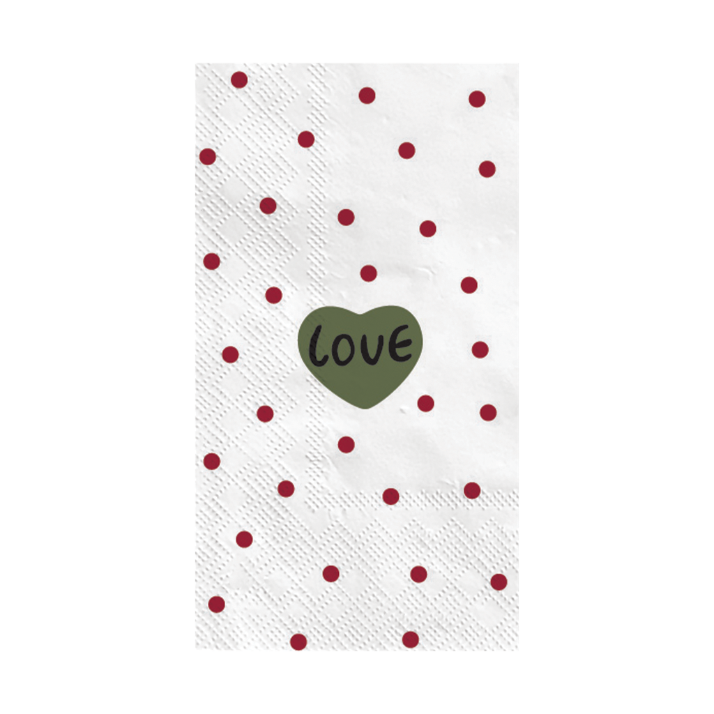 Serviettes en papier - LOVE