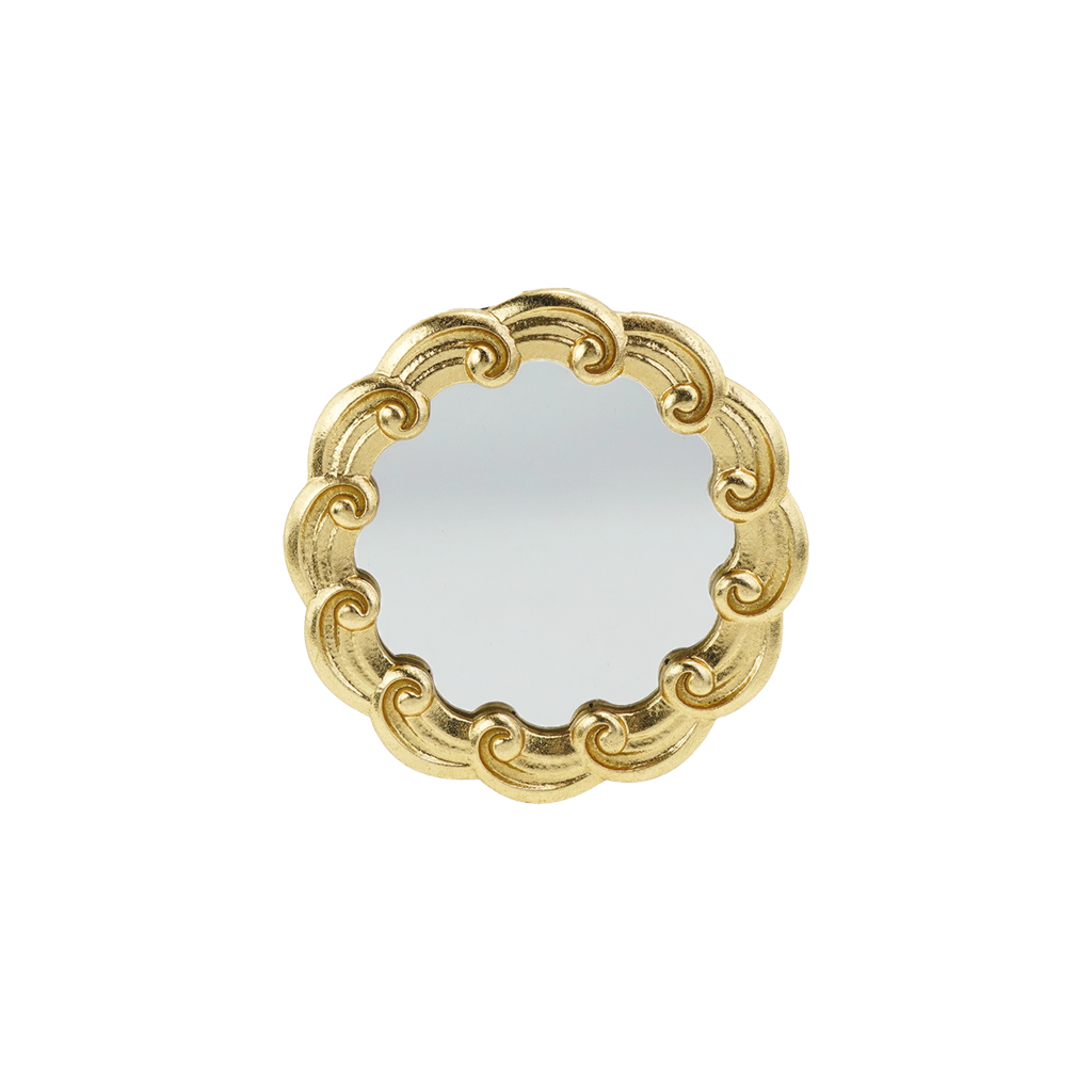 Miroir Vagues - doré