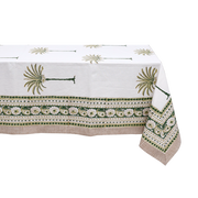 Nappe imprimée Palmier vert 150 × 260 cm