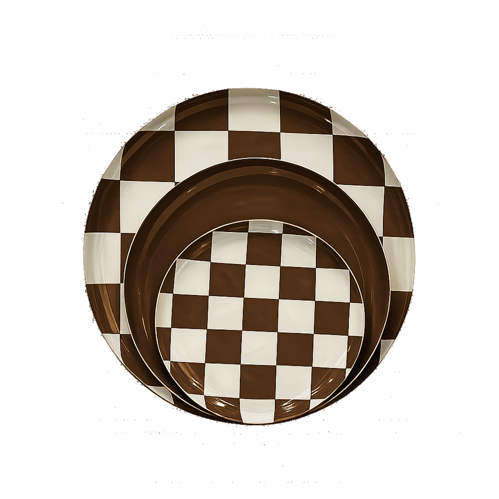 Set de 3 plateaux ronds Cuccina