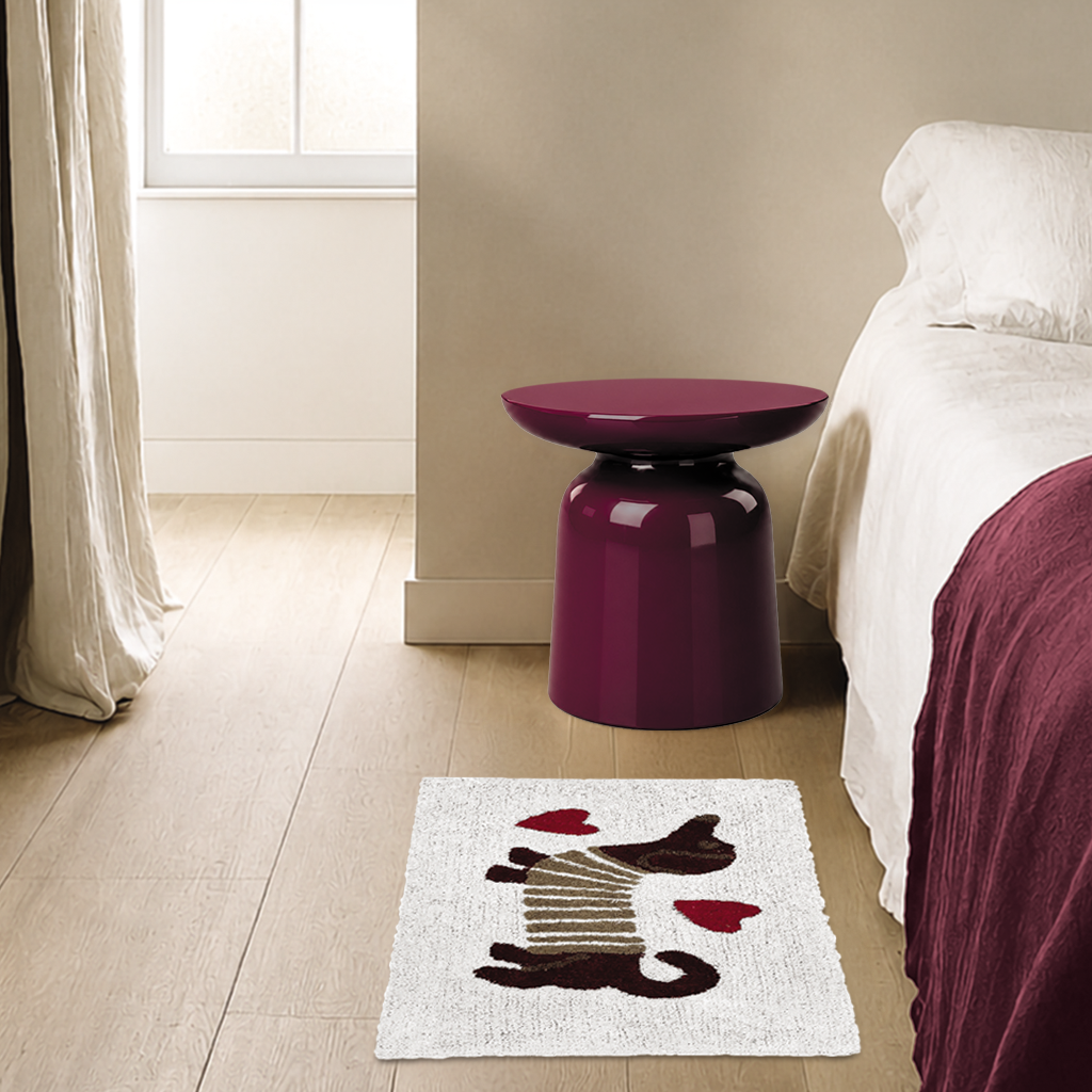 Table d'appoint / Bout de canapé BIBI - burgundy
