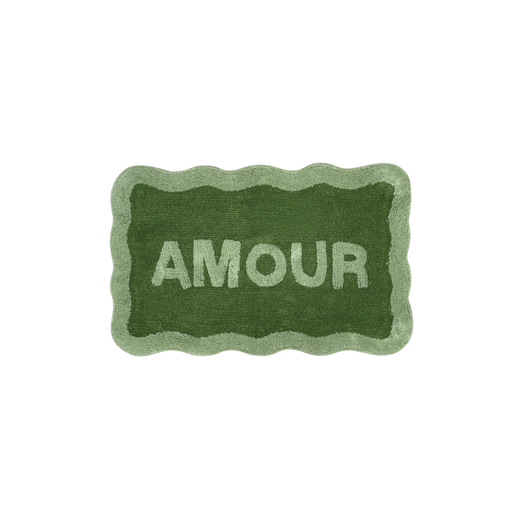 Tapis Amour ondulé – 50 × 80 cm