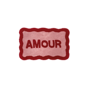 Tapis Amour ondulé – 50 × 80 cm