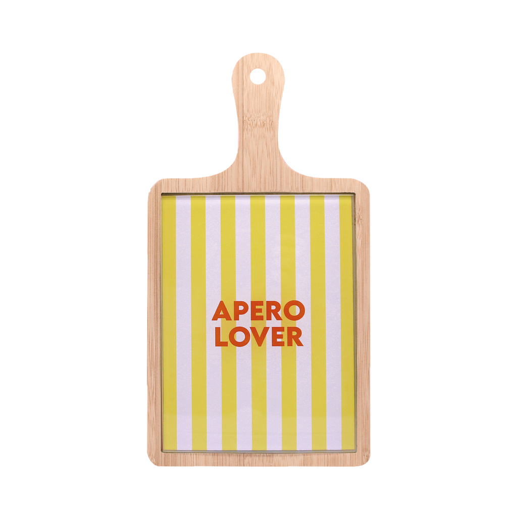 Planche APERO LOVER - rayée jaune