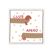 Serviettes en papier Club Apéro – Chien