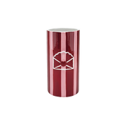 Vase ENVELOPPE rayé rouge