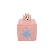 Boîte Soleil carrée rose
