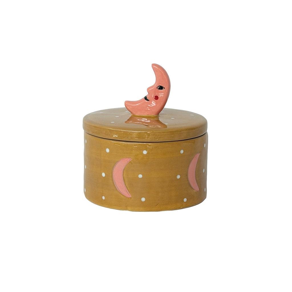 Boîte décorative Lune marron