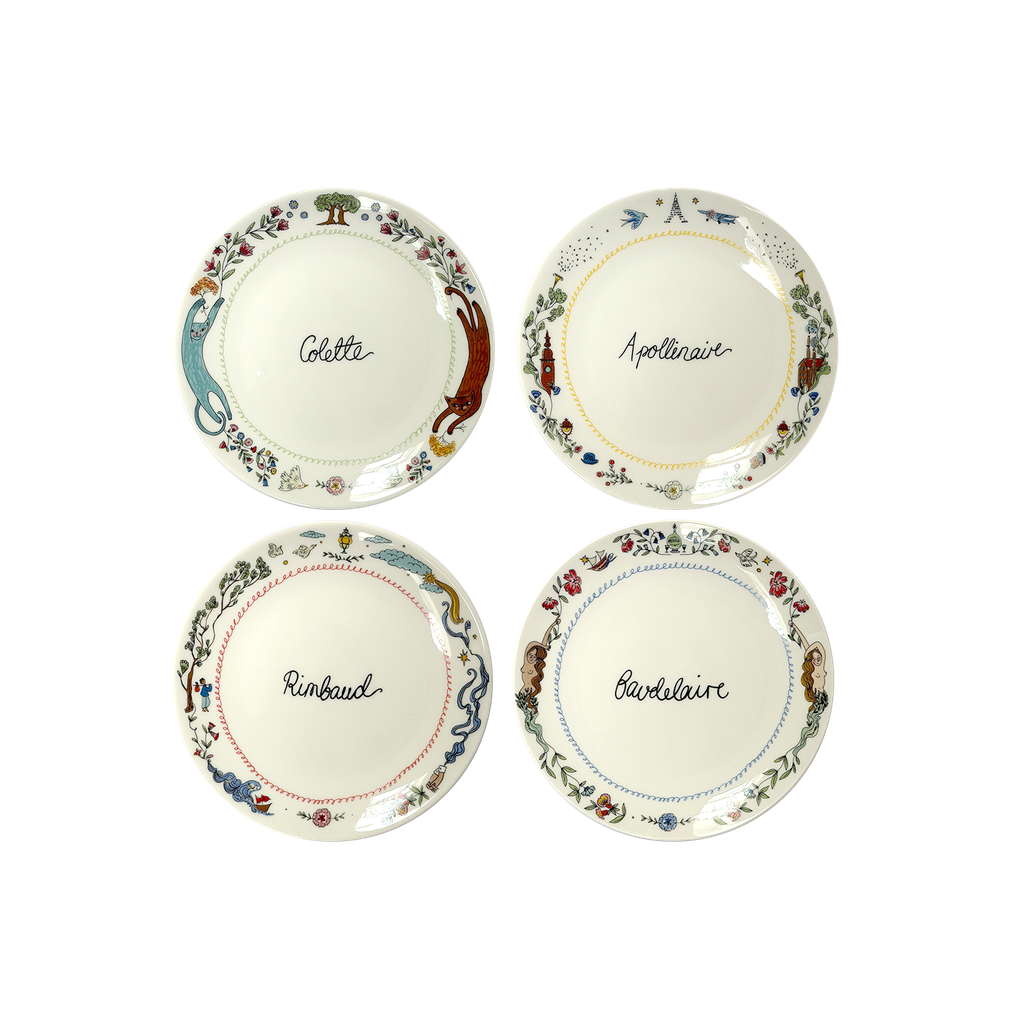 Assiettes à dessert COLETTE