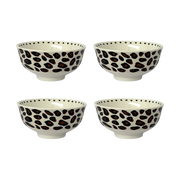 Set de 4 bols LEOPARD