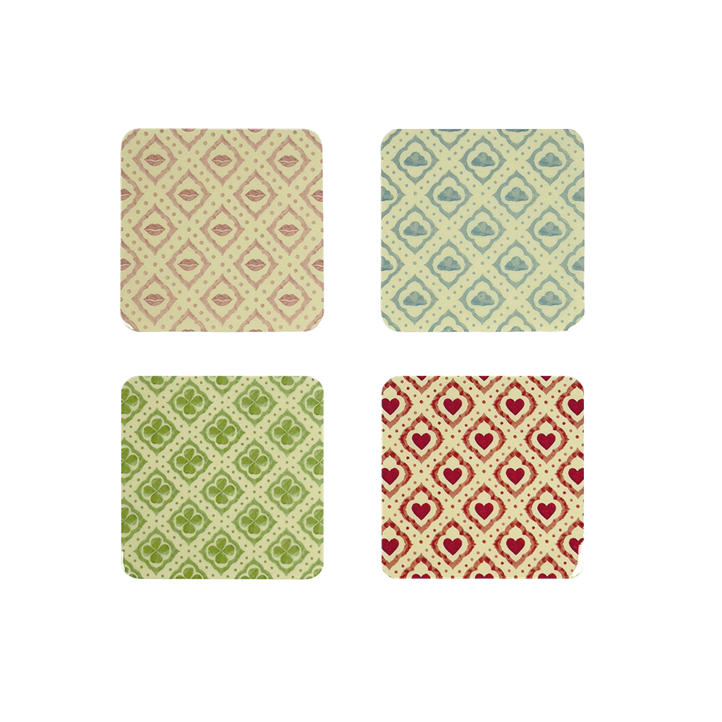 Set de 4 dessous de verre LIBERTE