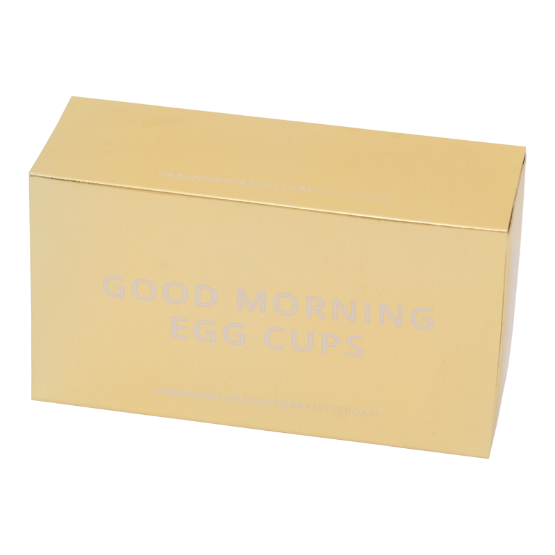 Coquetiers Good Morning – rose à bords doré (lot de 2)