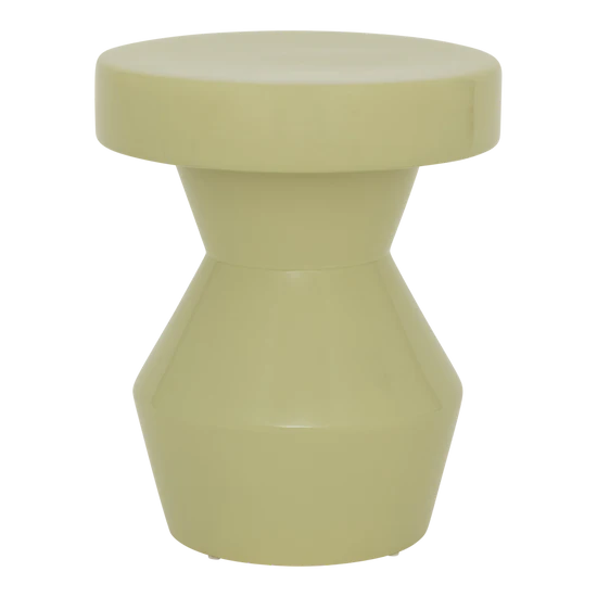 Table d'appoint SCULPTURAL - vert pâle