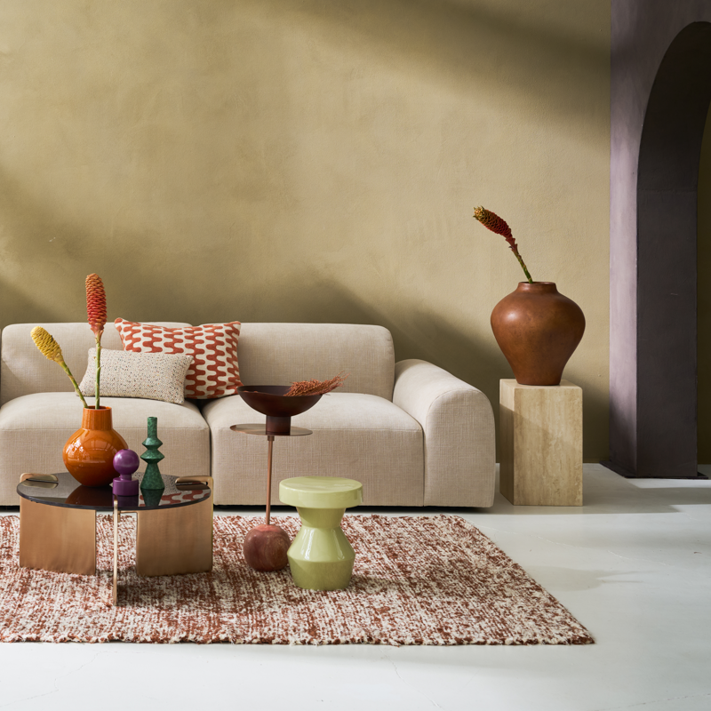 Table d'appoint SCULPTURAL - vert pâle