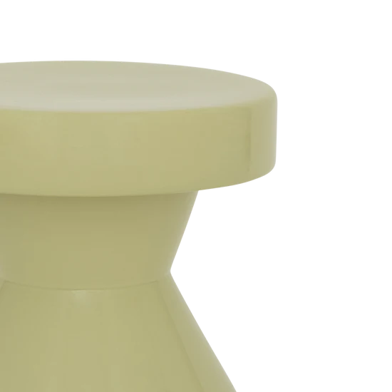 Table d'appoint SCULPTURAL - vert pâle