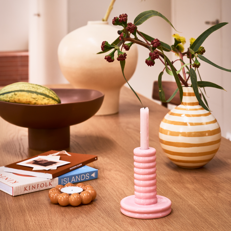 Bougeoir KABELO - mellow rose