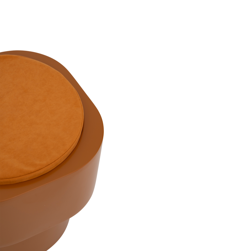 Table d'appoint / Tabouret - Adobe