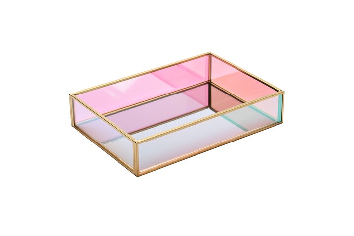 Boite en verre translucide