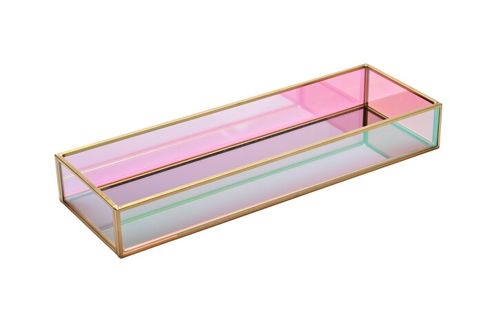 Boite en verre translucide