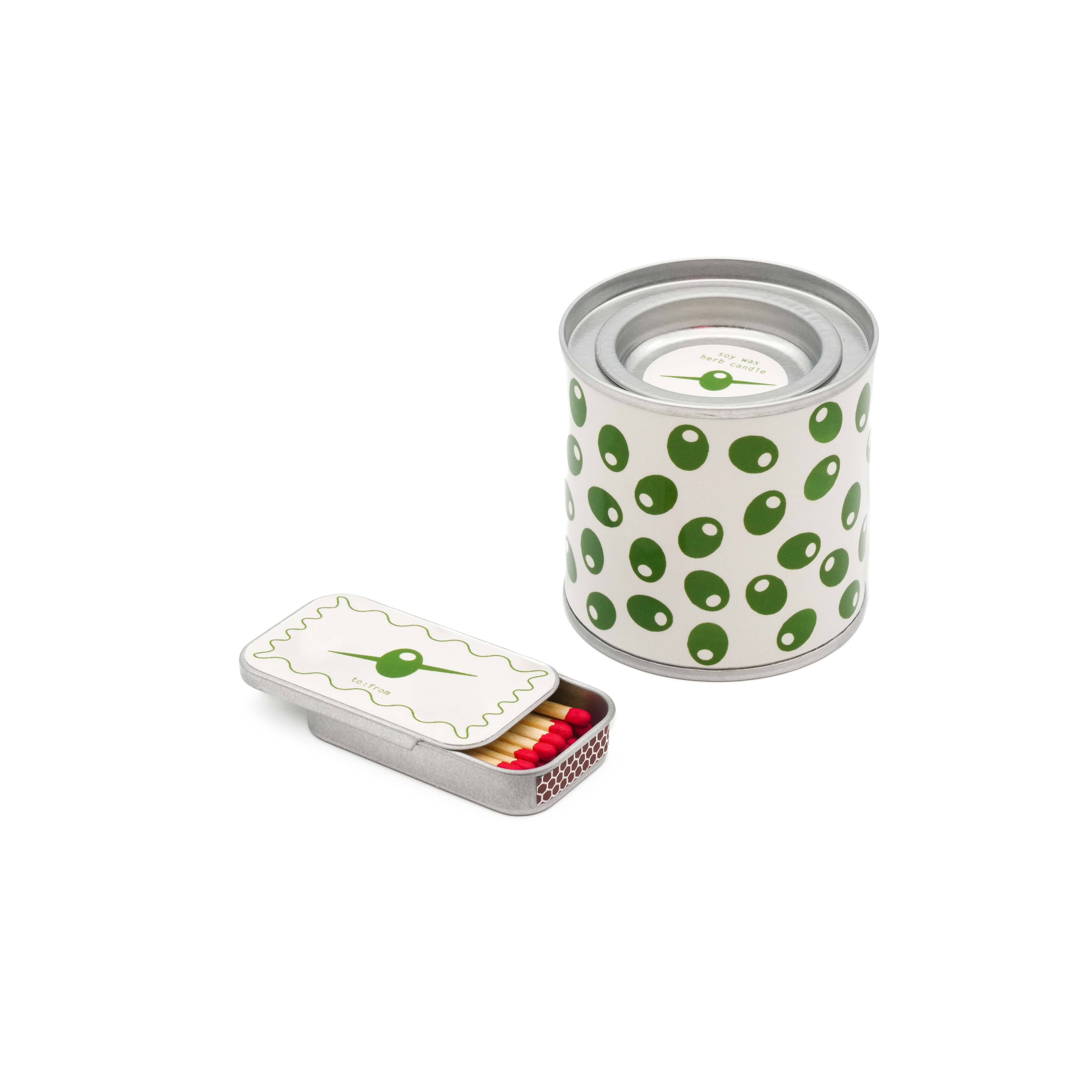Boîte d’allumettes réutilisable OLIVES