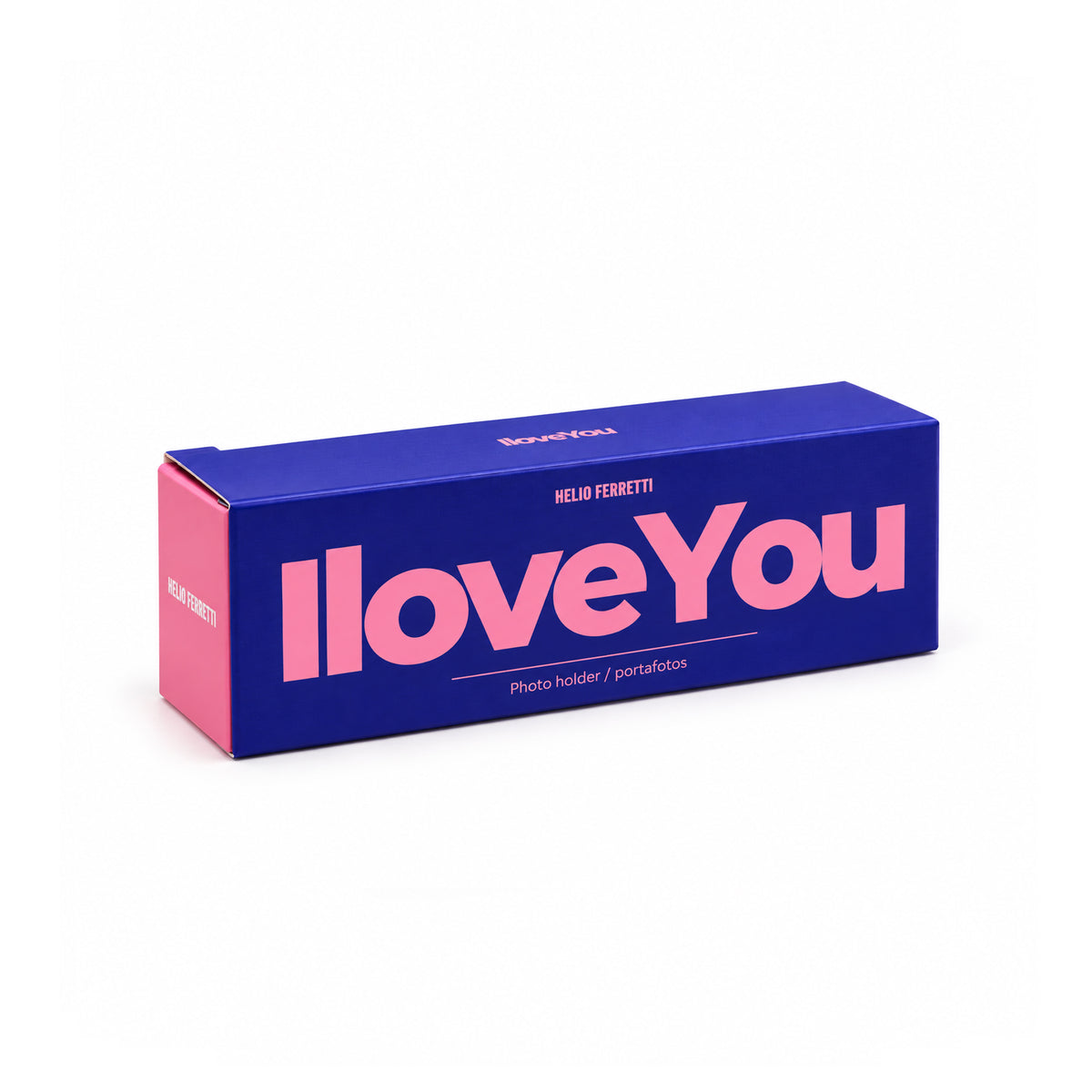 Porte-photo I Love You rose