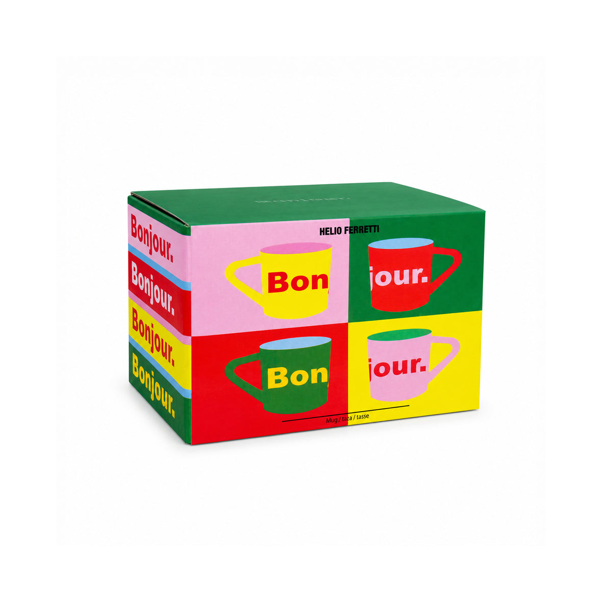 Mug BONJOUR - rouge