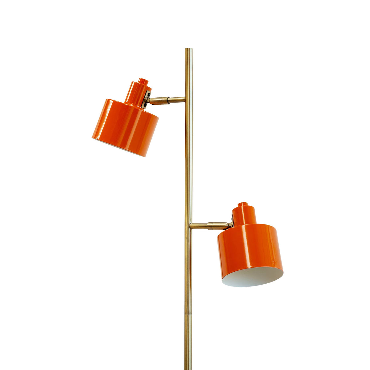 Lampadaire OCEAN orange & laiton