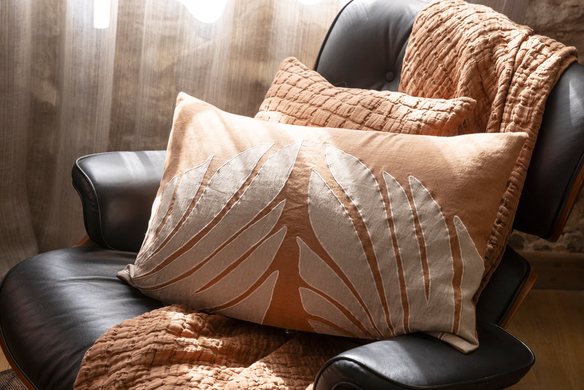 Coussin NILOS moka - 40x65 cm