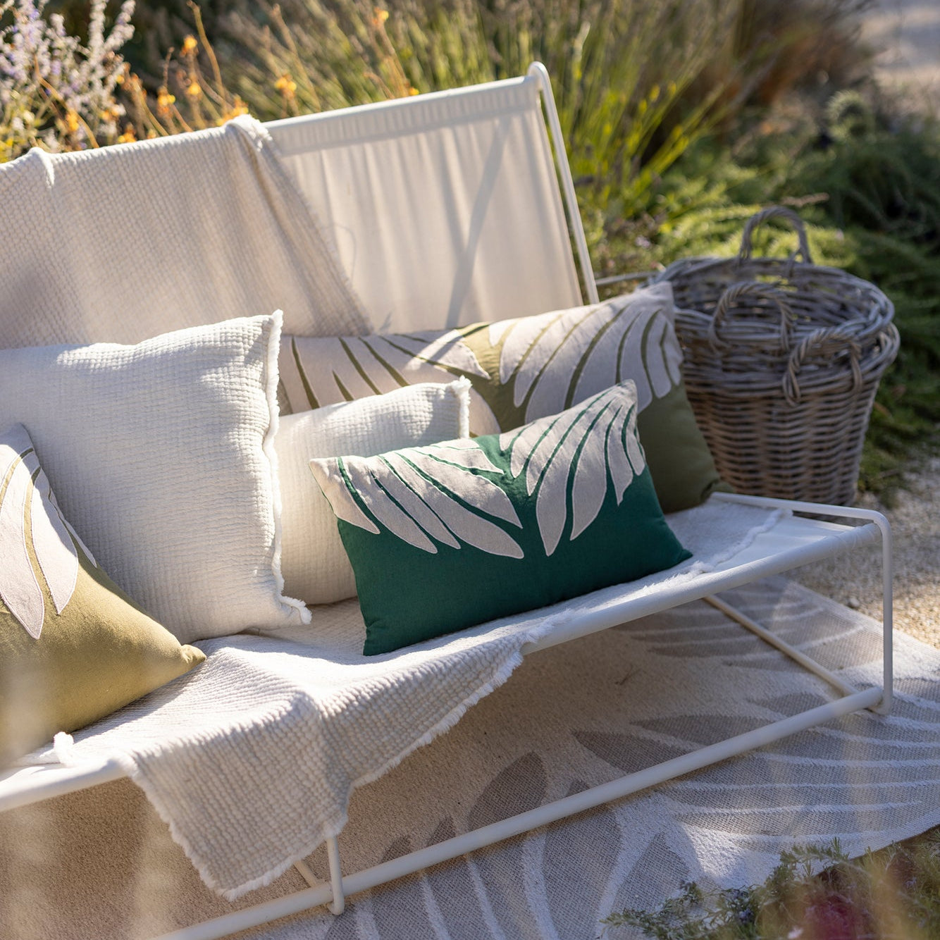 Coussin NILOS cèdre - 30x50 cm