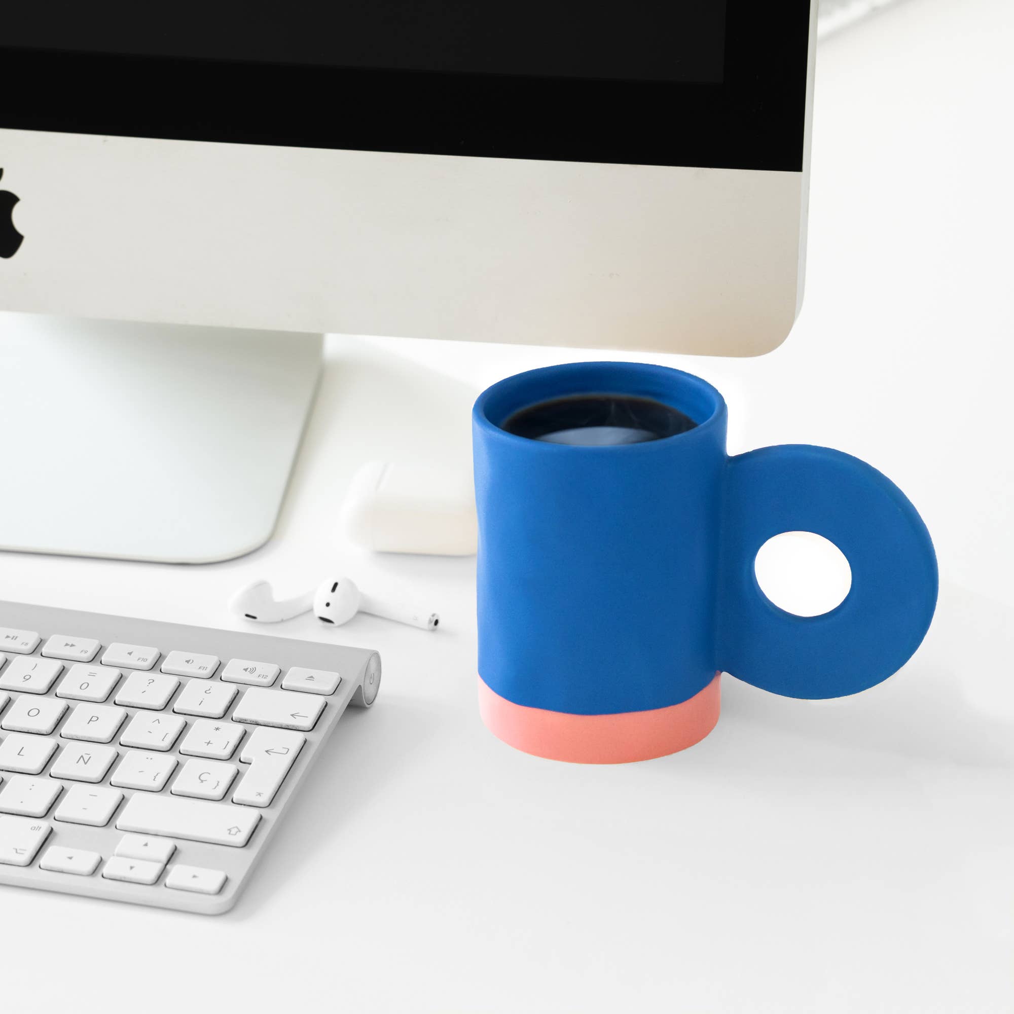 Mug en céramique - bleu