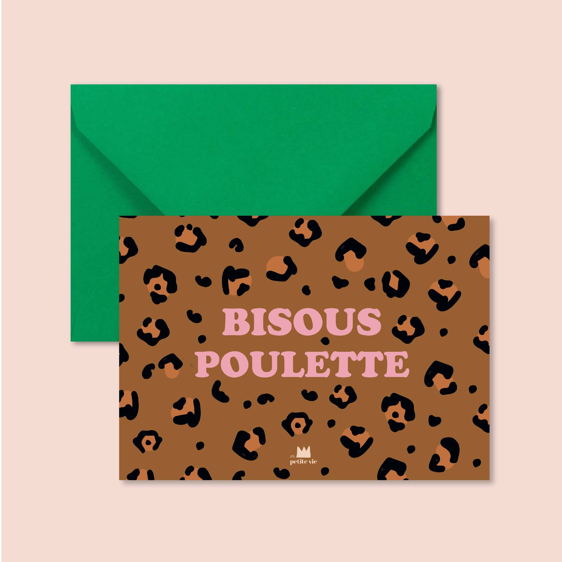 Carte - Bisous poulette