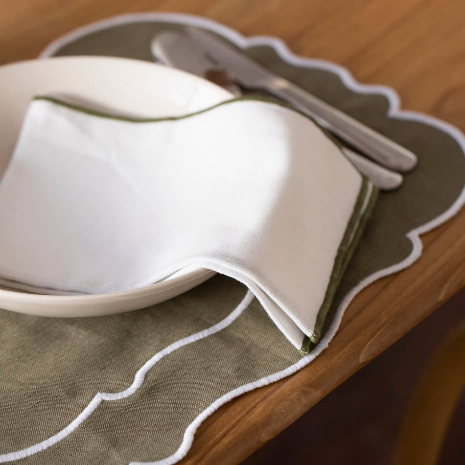 Lot de 2 sets de table en lin